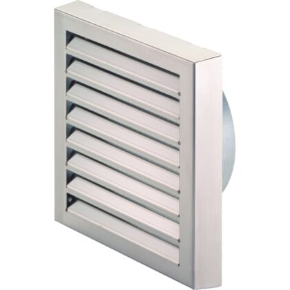ZEHNDER ComfoEdge - Inox muurrooster - DN160 - 280x280x37 - max. 400 m³/h 990430584