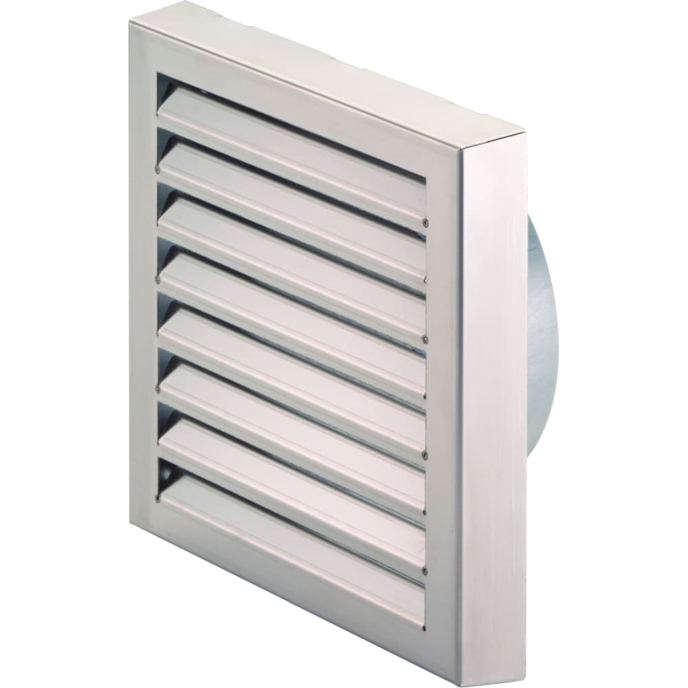 ZEHNDER ComfoEdge - Inox muurrooster - DN160 - 280x280x37 - max. 400 m³/h 990430584