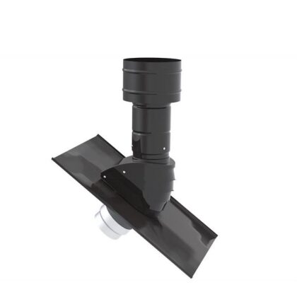 ZEHNDER ComfoEdge - Dakdoorvoer instelbaar 6-60° - DN200 mm - zwart 990430615