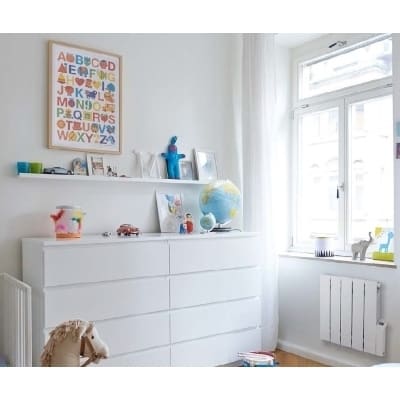 ZEHNDER Radiator ALURA TECH elek. H575xB572 1000W RAL9010 11kg ALE-100-056/F