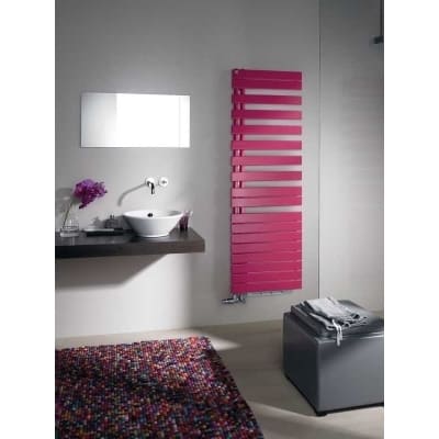 ZEHNDER Handdoekdroger RODA SPA AIR ASYM links bad el. H1252xB550 750+1000W RAL9016 IRS ROFEL-13-55/IFS