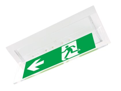 ZEMPER Accessoire voor verzonken plafondmontage wit + transparant paneel D6 excl picto 90091NMF