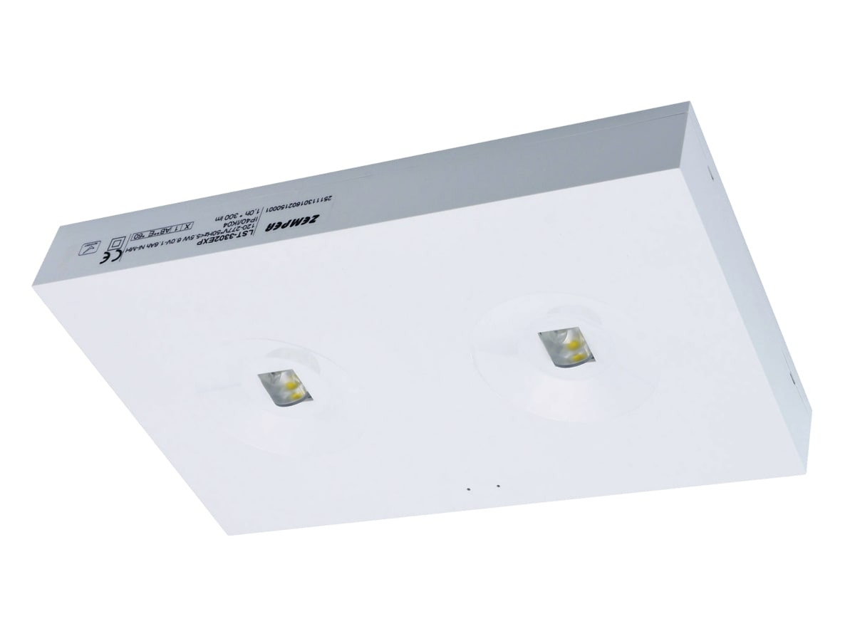 ZEMPER SPAZIO TOLED W ZELFTEST 500lm P/NP 1h IP42/IK04 WIT 230V 50Hz LST3502LXP