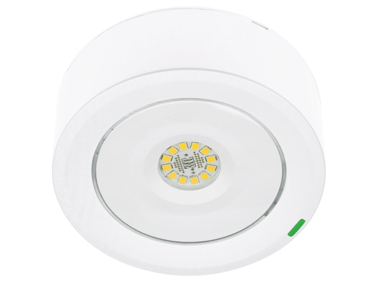 ZEMPER SPAZIO LUZ ZELFTEST 425lm P/NP 1h IP42/IK04 WIT 230V 50Hz LUZ4400LXP