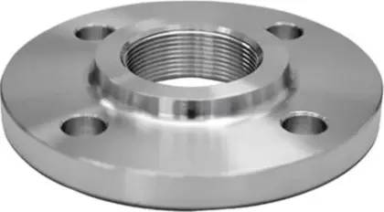 ZNB Draadflens en1092-1/13 PN16 ZWART 1.1/2 DN40 4 boringen gat 18mm/asafstand 110mm 2566ZH