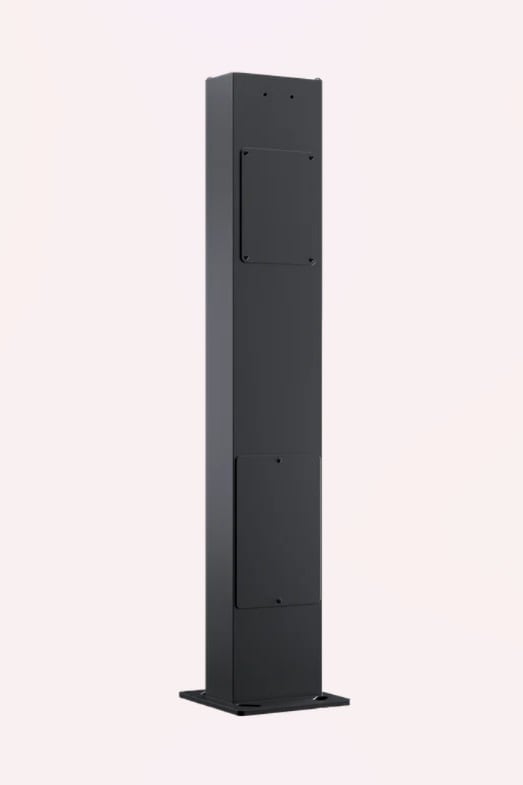 Zaptec Zaptec Montagepaal Column - Voor 2 laadpalen - Met Connection Kit - Aluminium - 930-00019