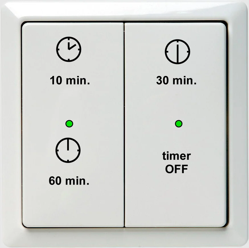 Zehnder Timer RF Draadloze bedieneenheid met 4 tijden zehnder 655000780