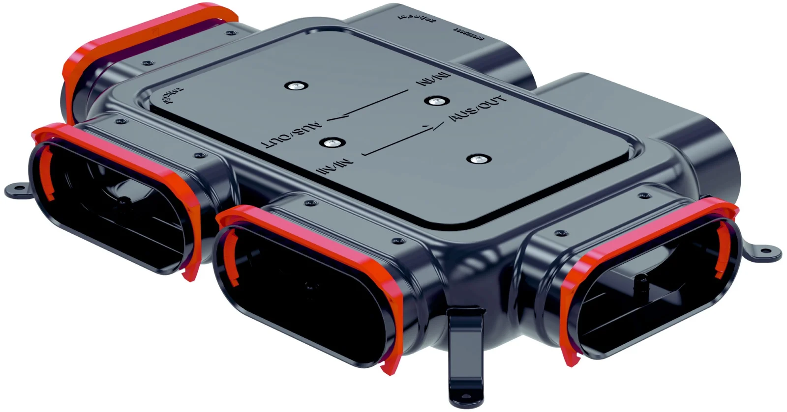 Zehnder Verdeelbox ventilatie Zehnder ComfoFlat kunststof 51 990322220