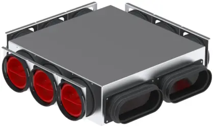 Zehnder Verdeelbox ventilatie Zehnder ComfoCube staal 90 990323074