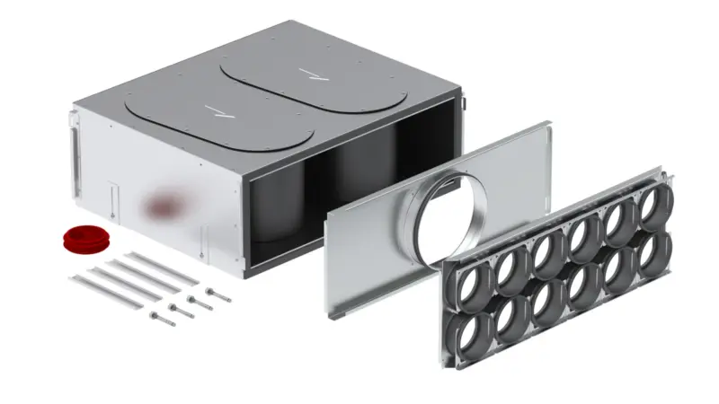 Zehnder Verdeelbox ventilatie Zehnder ComfoWell Ø200mm staal 200mmmm 625 990323706