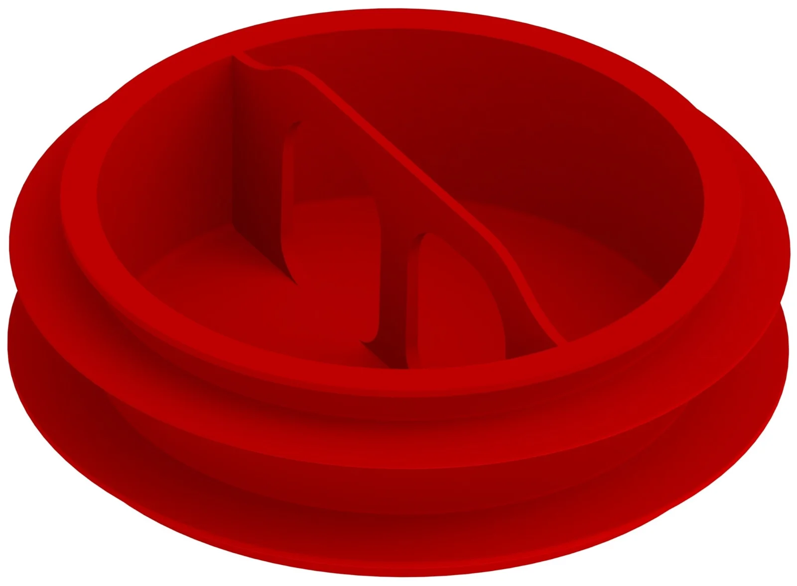 Zehnder Afdichtdeksel Rapid Lock DN90 - rood - 10st zehnder 990326139