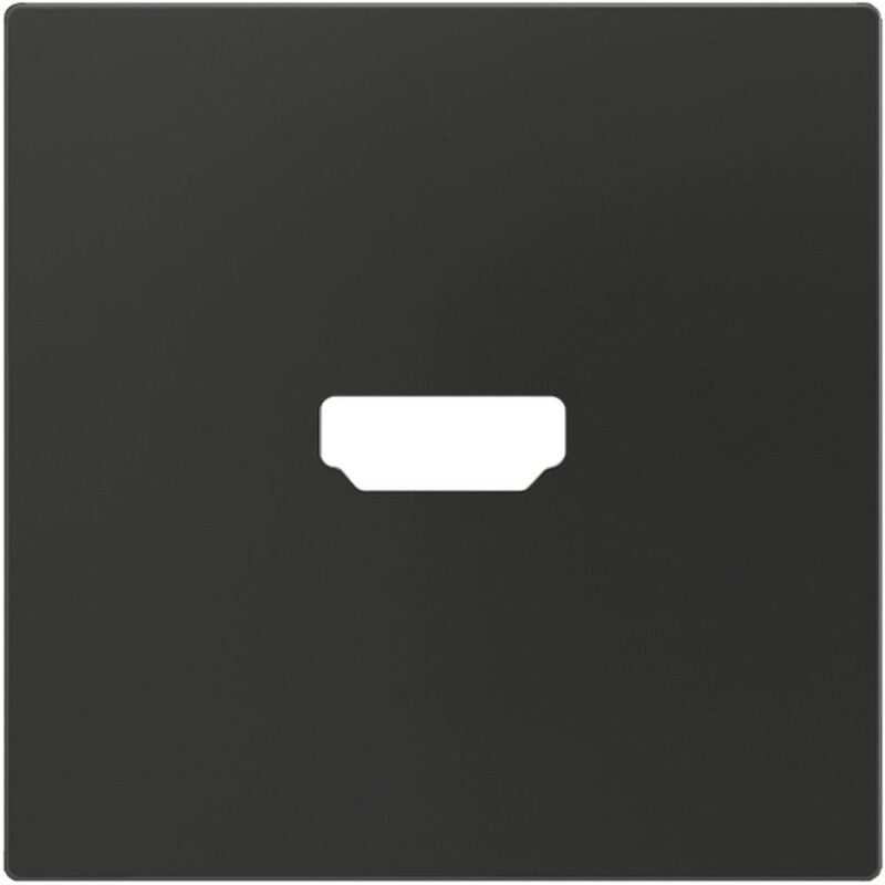 Zennio ZS55 - HDMI centraalplaat (Antraciet) ZE830002505