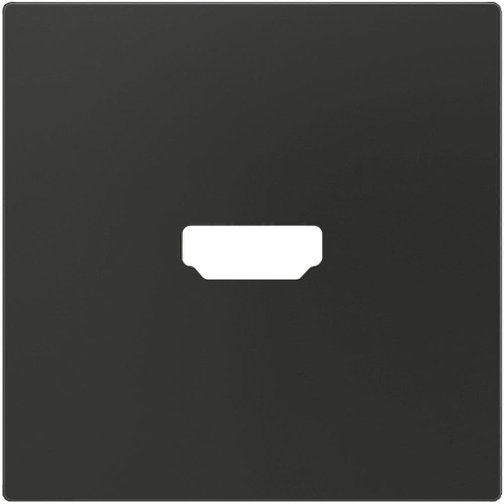Zennio ZS55 - HDMI centraalplaat (Antraciet) ZE830002505