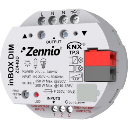 Zennio inBOX DIM - KNX Universele dimactor 1-v ZEZDI-IBD
