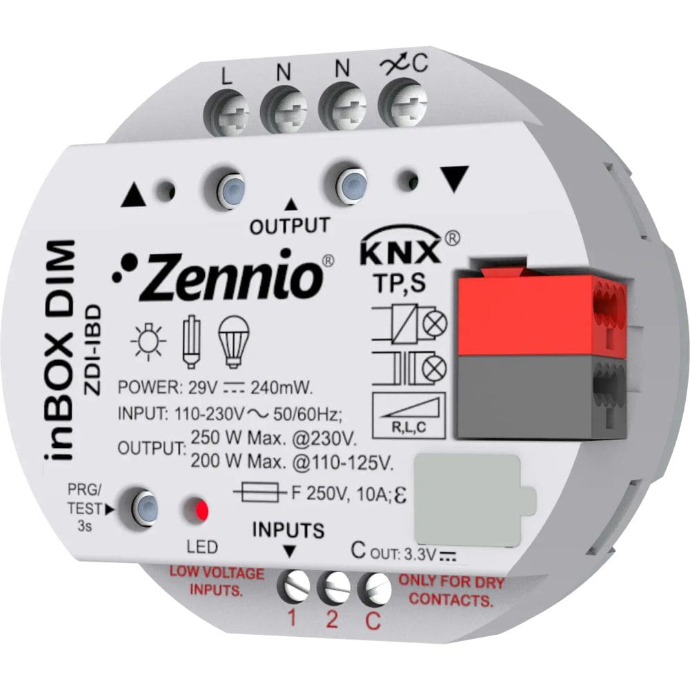 Zennio inBOX DIM - KNX Universele dimactor 1-v ZEZDI-IBD