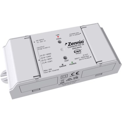 Zennio Lumento X4 v2 - KNX LED-controller PWM 4-v ZEZDILX4V2