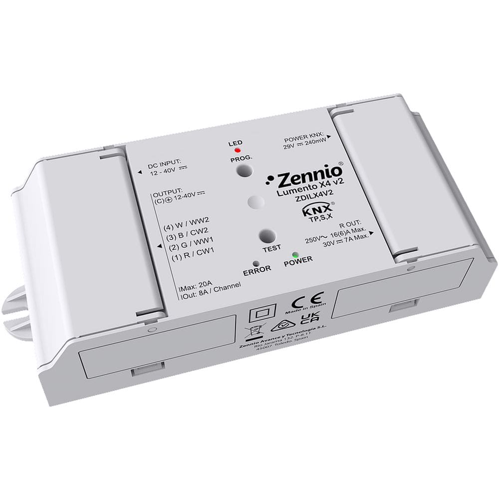 Zennio Lumento X4 v2 - KNX LED-controller PWM 4-v ZEZDILX4V2