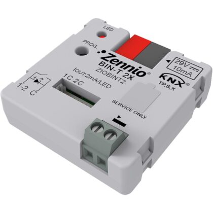 Zennio BIN-T 2X - Binaire KNX inputmodule 2-V ZEZIOBINT2