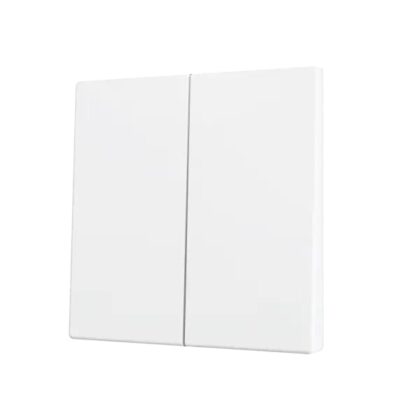 Zennio ZS55 Dubbele toets (neer) KNX Soft drukknop (Mat wit) ZEZS55CSOFT22MW
