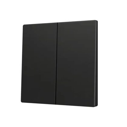 Zennio ZS55 Dubbele toets (op/neer) KNX Soft drukknop (Antraciet) ZEZS55CSOFT24A