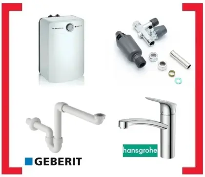 Elektrische boiler close-in / onderbouw - 10l PAKKETKEUKEN