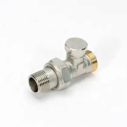 Begetube Radiatorretourkraan Begetube M24 1/2" buitendraad/buitendraad 140040052