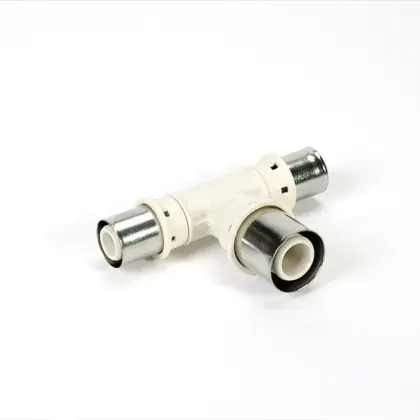 Begetube Persverloop-T kunststof 20/2x32/3x20/2mm FFF (drink)water Begetube Alpex PPSU 325663535