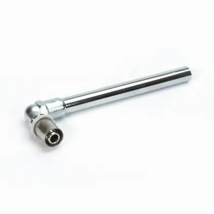 Begetube Persovergangsknie messing L=170mm 16/2mm x 15mm koperen buis 90° (drink)water Begetube Alpex 418011812