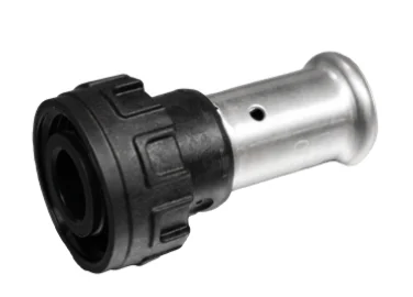 Henco Persaansluitkoppeling kunststof met euroconus 20/2mm x 1/2" FF (drink)water Henco PVDF 19PK-2005