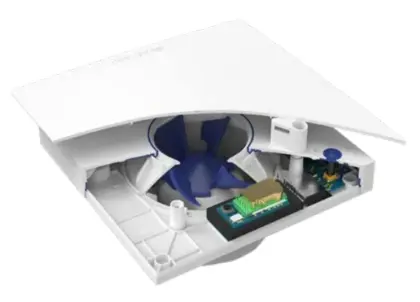 Renson Badkamerventilator Renson Waves Ø125mm sensors: met hygrostaat  /  CO2  /  VOC 10896