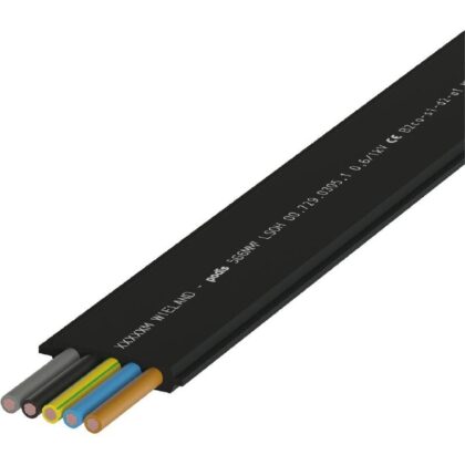 WIELAND FLAT CABLE FL LSOH 5G16 zwart vlakbandkabel 00.771.0307.1