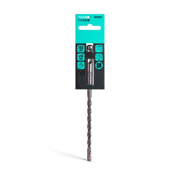 Hamerboor SDS-Plus Carbide 40CR 6x160/110mm voor beton