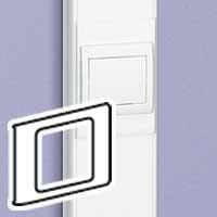 LEGRAND Houder standaard schakelapparatuur - enkel - DLP design 35x105/50x105 mm 010913