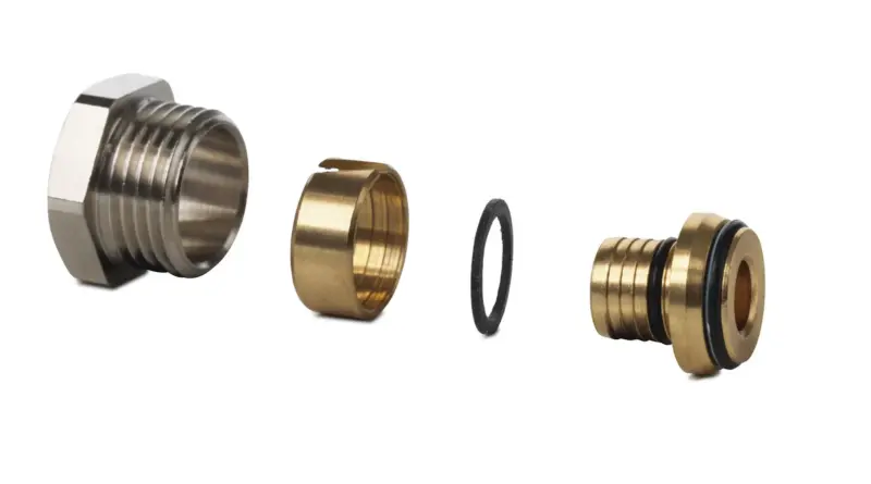Danfoss Knelkoppeling Danfoss 16x2mm 1/2" geschikt voor:  kunststof meerlagen 013G4176