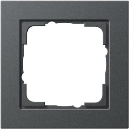 GIRA Afdekraam 1-v Gira E2 antraciet 021123