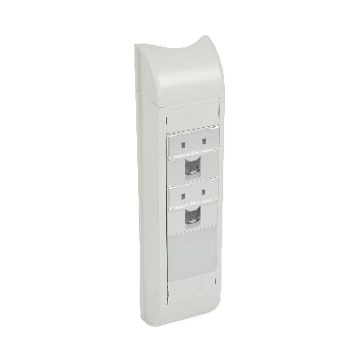 LEGRAND Kolomblok 2x RJ45 cat 6 UTP te bekabelen kleur alu 030747