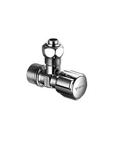 Schell Comfort haakse hoekstopkraan 3/8 x 3/8 - chroom - zonder rozet - met wartelmoer - voor spoelbak 050330699
