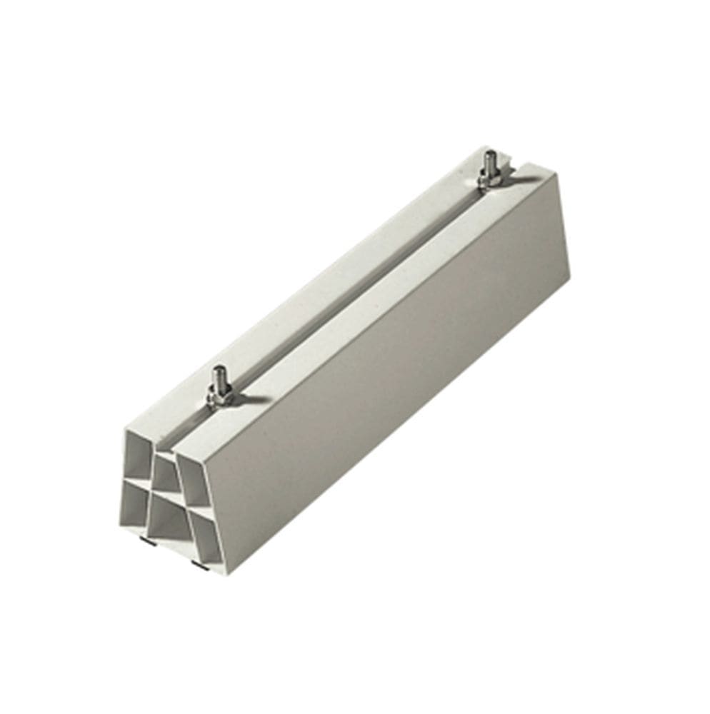 Artiplastic Vloersteun PVC ivoire 450 x 80 x 80mm / per paar 051005-000450