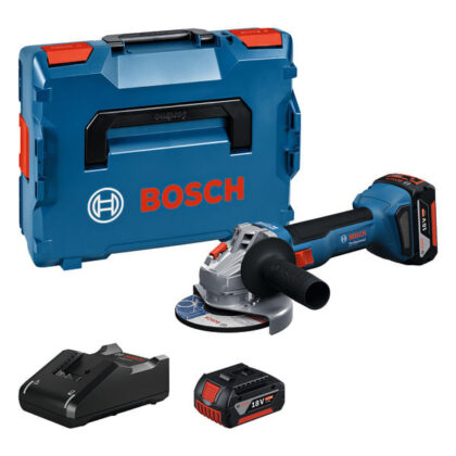 Bosch Professional Accu haakse slijper GWS 18V-8 (2x GBA 18V 4