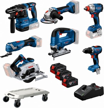 Bosch Professional Combiset 18V GKS+GSR+GBH+GWS+GDX+GOP+GST 0615A500HC