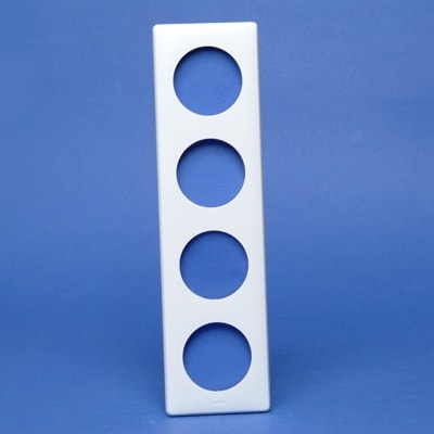 LEGRAND Céliane afdekplaat 4 mechanismen vert./horizont. - hartafst. 71mm - wit 068634