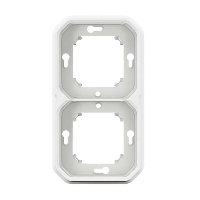LEGRAND Plexo inbouwkader 2 mechanisme hor of vert IP55 - wit 069694L