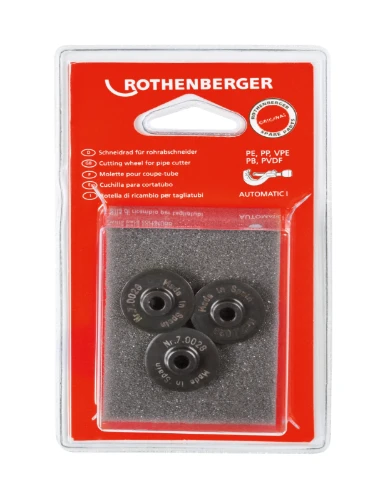 Rothenberger vervangmes (set 3st) voor buizensnijder - prijs per set 070028D