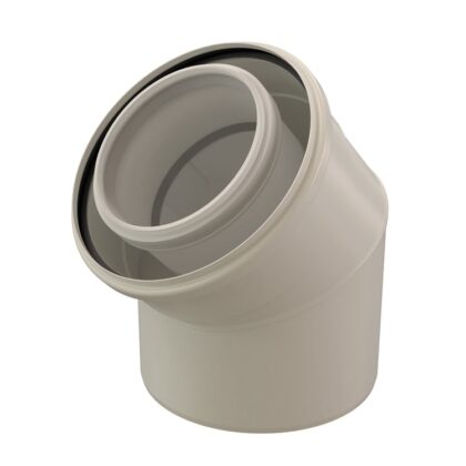 UBBINK Concentrische Bocht 100/150-45° 0702221