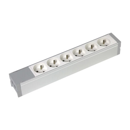 LEGRAND Voedingsblok alu - 6 x 2P+A polar.- te bekabelen 073402