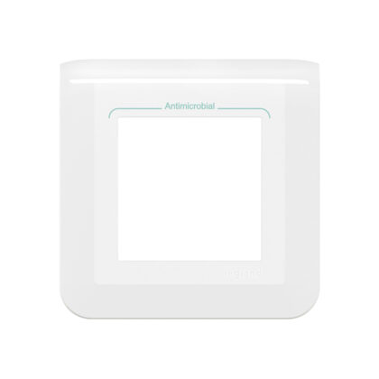 LEGRAND Mosaic afdekplaat 2 modules wit antimicrobieel 078722L