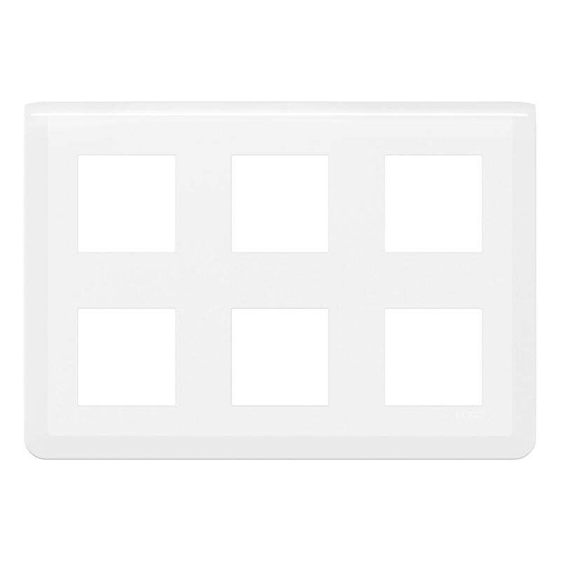 LEGRAND Mosaic afdekplaat 2x3x2 modules wit horizontaal 078832L