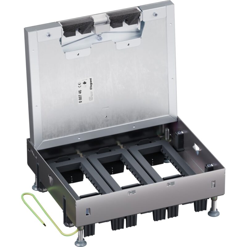 LEGRAND Vloerdoos zonder metaal rand voor beton 18 mod. horizontaal 080746