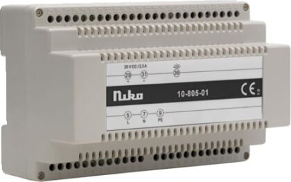 NIKO Modulaire gelijkspanningsvoeding vr uitgebreide videofoniesystemen