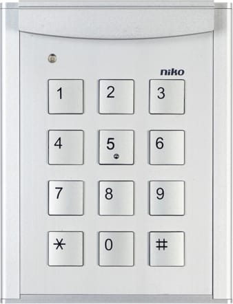 NIKO Toegangscontrole codeklavier voor opbouw 10-901